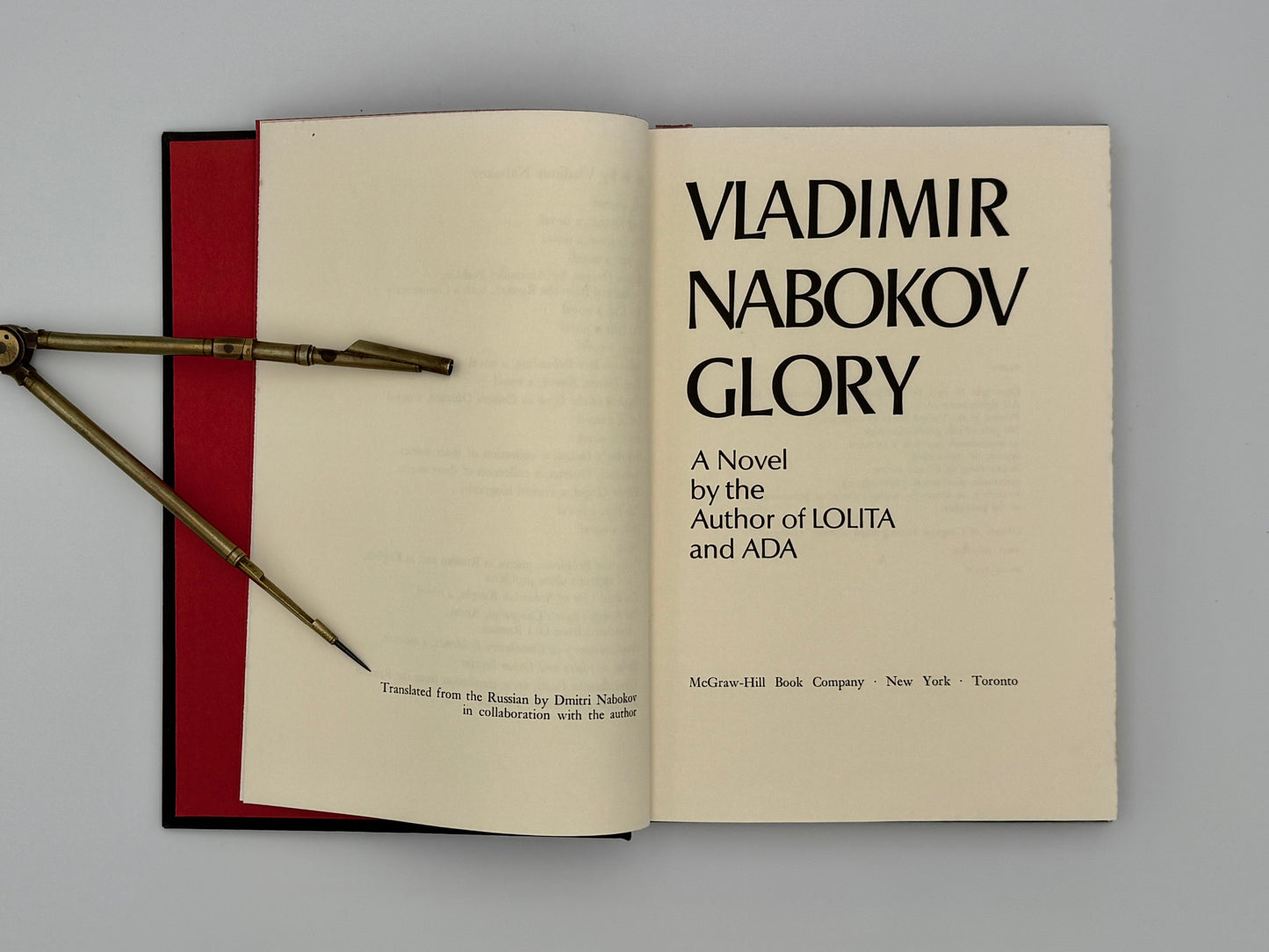 Vladimir Nabokov - Glory True US First Edition (1971)