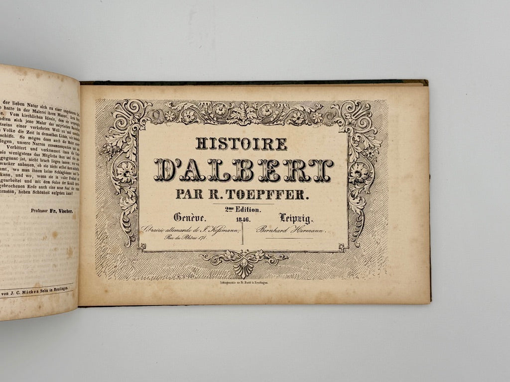 TÖPFFER, Rodolphe - Collection des Histoires en Estampes: Mr. Crépin; Mr. Pencil; Le Docteur Festus; Mr. Albert (1846)
