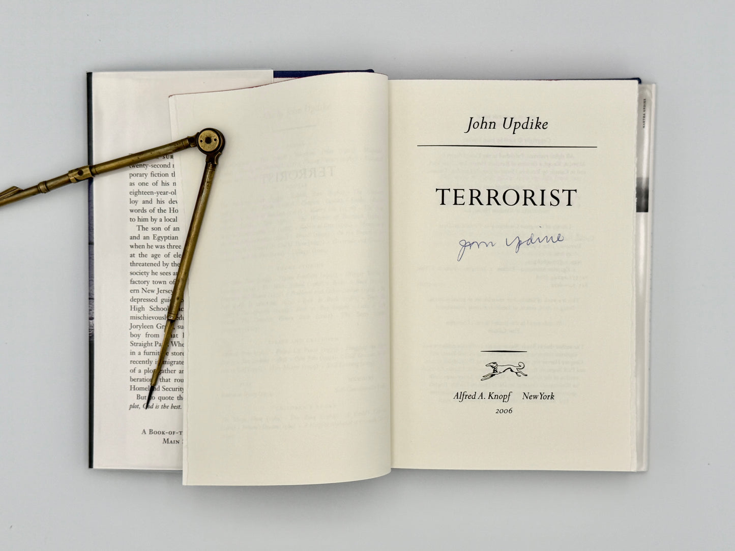 John Updike - Terrorist - SIGNED US 1st Edition Hardcover (2006)