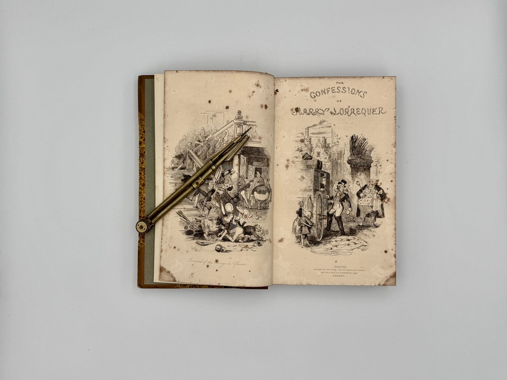 LEVER, Charles - The Confessions of Harry Lorrequer with Illustrations by Phiz