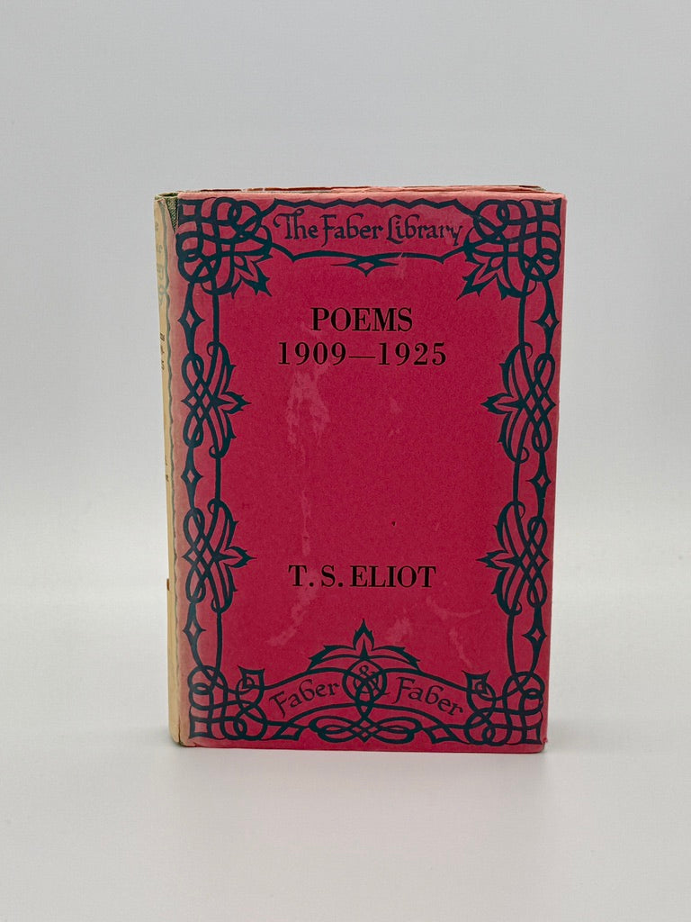 T.S. Eliot - Poems 1909-1925 - Published by Faber & Faber 1930