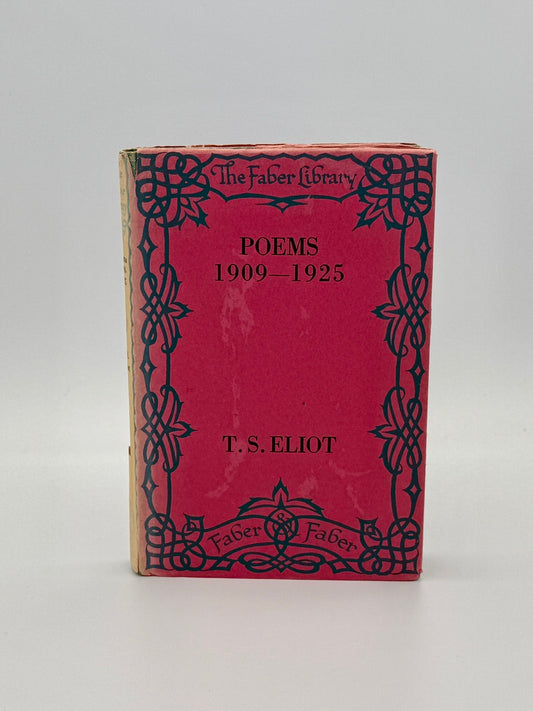 T.S. Eliot - Poems 1909-1925 - Published by Faber & Faber 1930