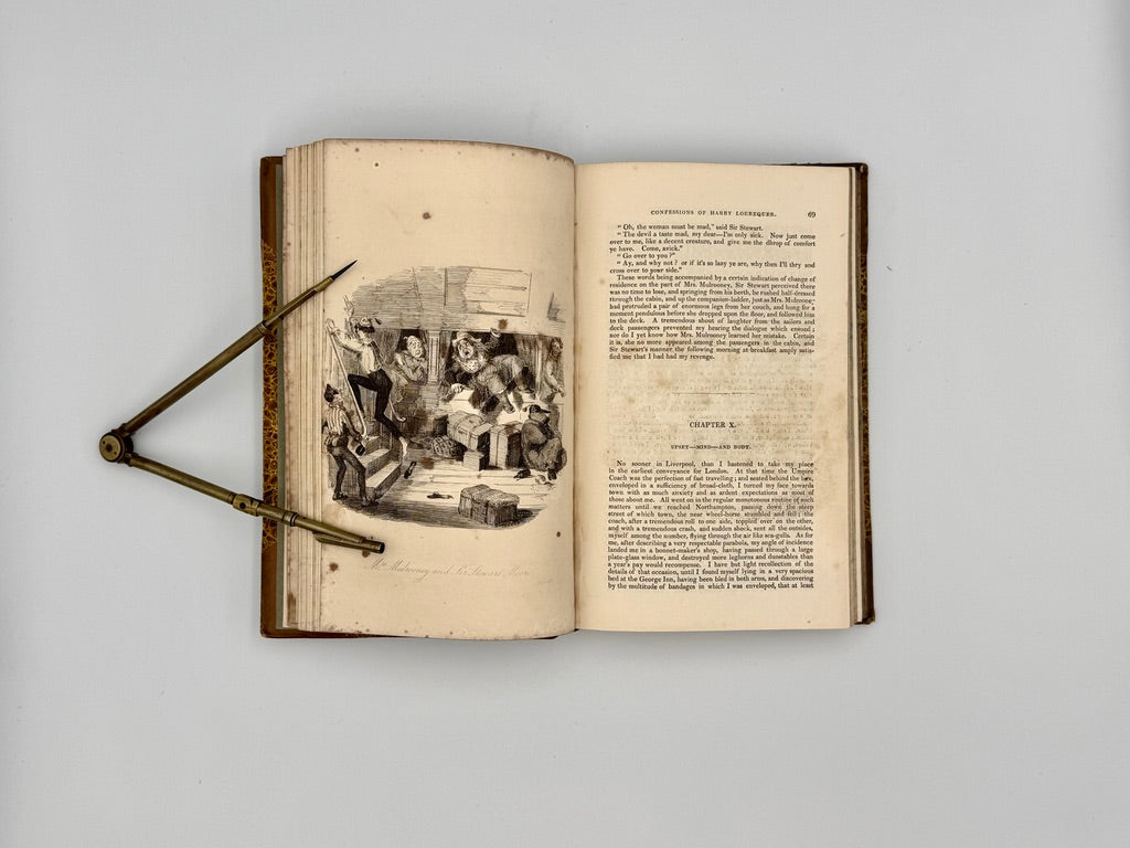 LEVER, Charles - The Confessions of Harry Lorrequer with Illustrations by Phiz