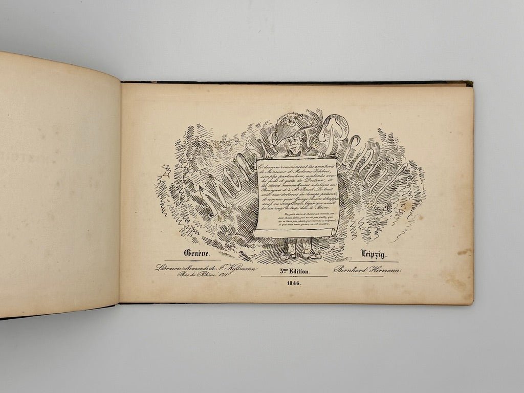 TÖPFFER, Rodolphe - Collection des Histoires en Estampes: Mr. Crépin; Mr. Pencil; Le Docteur Festus; Mr. Albert (1846)