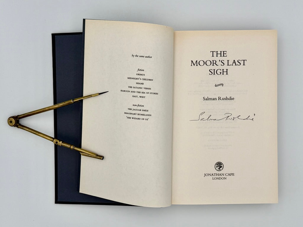 Salman Rushdie - The Moor's Last Sigh - Signed First Edition