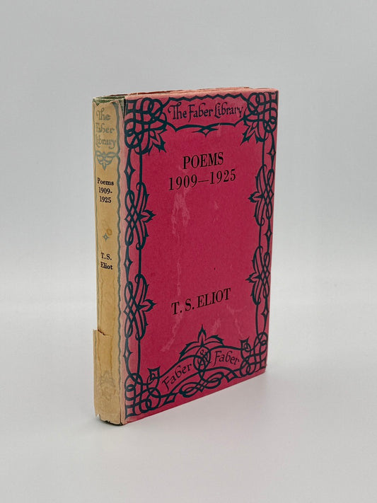 T.S. Eliot - Poems 1909-1925 - Published by Faber & Faber 1930